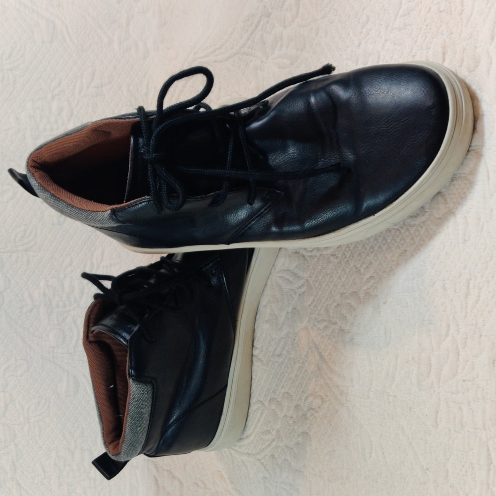 Perry Ellis Black High-top Portfolio Casual Loafers